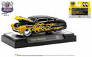 2022 M2 Machines Ground Pounders Mooneyes Limited Edition 1/9,000 1949 Mercury R23 amarillo Llantas de Goma