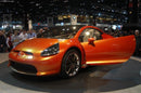 2005 Hot Wheels First Editions Realistix Mitsubishi Eclipse Concept Car 002 naranja metálico PR5