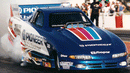 1996 Racing Champions Premier Edition NHRA Tom Hoover Pioneer Mopar Dodge Funny Car azul con blanco