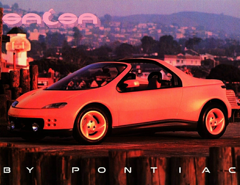 1997 Hot Wheels Demolition Man Pontiac Salsa 596 naranja 7SP