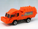 1992 Hot Wheels Recycling Truck 143 naranja BW Primera Edición