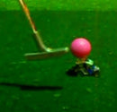 2006 Hot Wheels Tee'd Off Fore Wheeler rojo 5SP base ZAMAC