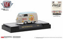 2021 M2 Machines Limited Edition 1/9,600 Coca Cola 1960 VW Volkswagen Delivery Van UNTY01 beige Llantas de Goma