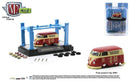 2021 M2 Machines Model Kit Limited Edition 1/8,280 1960 VW Volkswagen Delivery Van R38 rojo Llantas de Goma